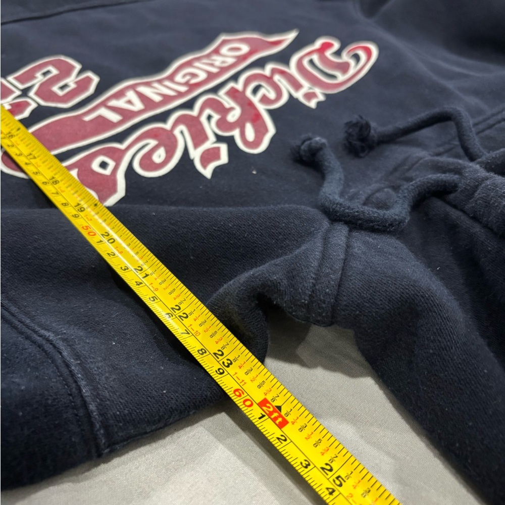 Dickies Navy Blue Pullover Hoodie With Red Accents - Picture 6 of 6